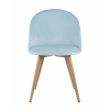 Стул Лион велюр пыльно-голубой