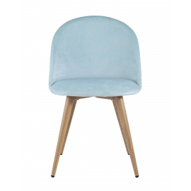 Стул Лион велюр пыльно-голубой