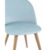 Стул Лион велюр пыльно-голубой