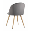 Стул Лион велюр серый