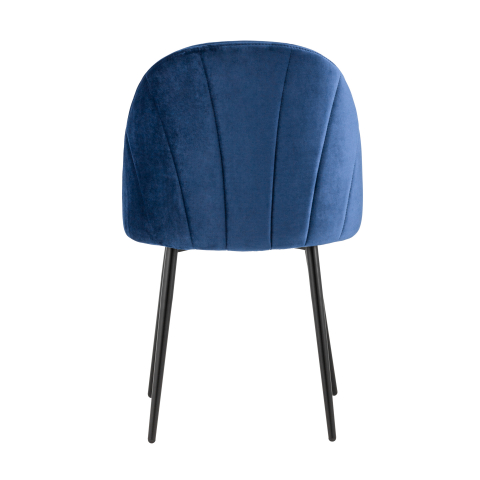 Стул Логан NEW велюр синий