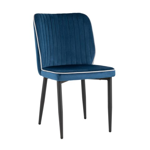 Стул Лоренс велюр синий