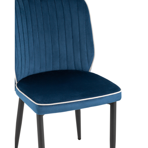 Стул Лоренс велюр синий