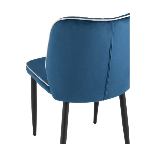 Стул Лоренс велюр синий