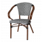 Уличный стул Лореццо цвет черно-белый