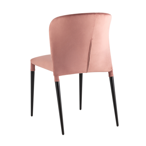 Стул Лори велюр пыльно-розовый