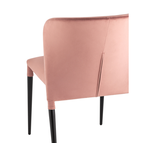 Стул Лори велюр пыльно-розовый