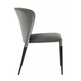Стул Лори велюр серый