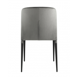 Стул Лори велюр серый