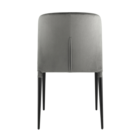 Стул Лори велюр серый