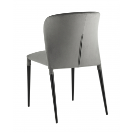 Стул Лори велюр серый