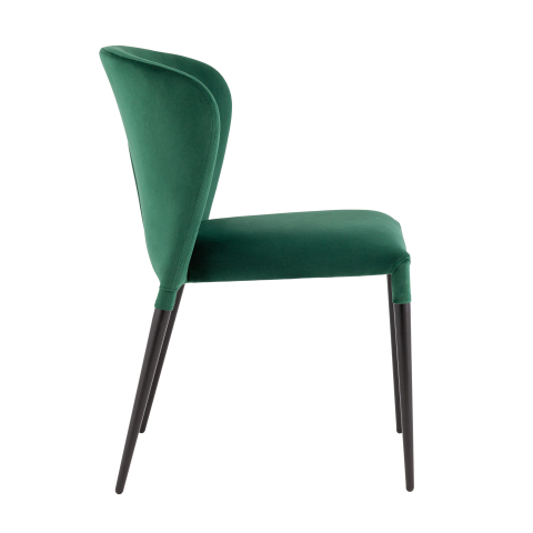 Стул Лори велюр зелёный