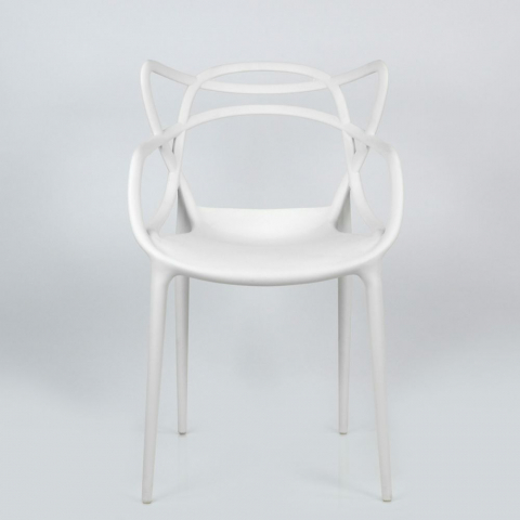 Пластиковый стул Masters белый
