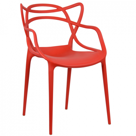 Стул Masters красный пластик