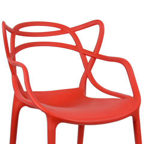 Стул Masters красный пластик