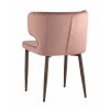 Стул Матео велюр пыльно-розовый ножки дерево