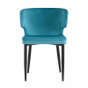 Стул Матео велюр темно-бирюзовый