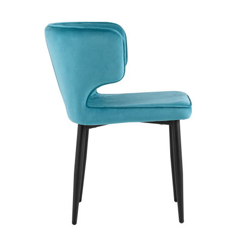 Стул Матео велюр темно-бирюзовый