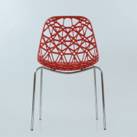 Стул Matrix металлокаркас красный
