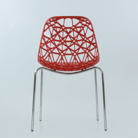 Стул Matrix металлокаркас красный
