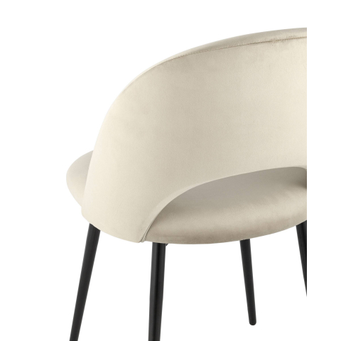 Стул Меган велюр бежевый