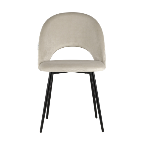 Стул Меган NEW велюр с ромбами бежевый