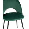 Стул Меган NEW велюр с ромбами зелёный