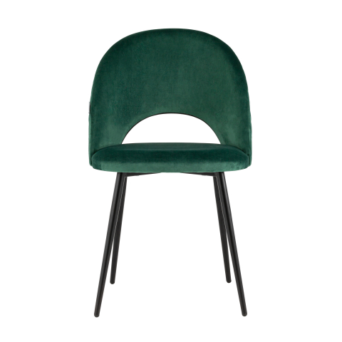 Стул Меган NEW велюр с ромбами зелёный