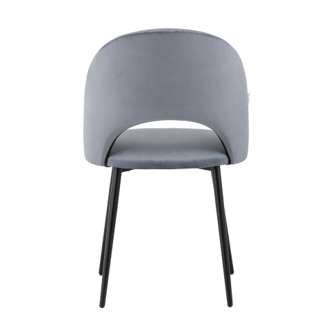 Стул Меган велюр серый