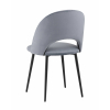 Стул Меган велюр серый