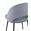 Стул Меган велюр серый