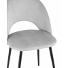 Стул Меган велюр светло-серый