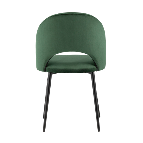 Стул Меган велюр зелёный