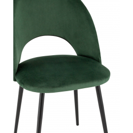 Стул Меган велюр зелёный
