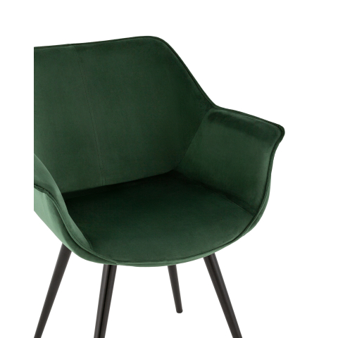 Стул Мэйсон велюр зеленый