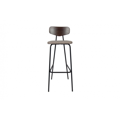 Барный стул Мельбурн БМ с жестким сиденьем и спинкой