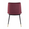 Стул Мелисса велюр бордовый