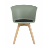 Стул Blossom с подушкой серо-зеленый