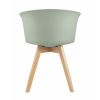 Стул Blossom с подушкой серо-зеленый