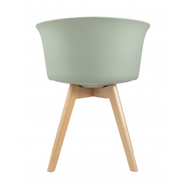 Стул Blossom с подушкой серо-зеленый