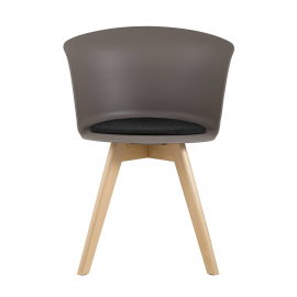 Стул Blossom с подушкой темно-бежевый