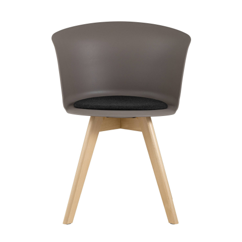 Стул Blossom с подушкой темно-бежевый