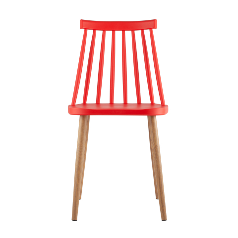 Стул Морган пластиковый красный 4 шт