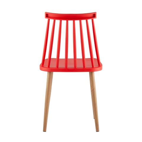 Стул Морган пластиковый красный 4 шт