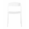Стул Moris пластик белый