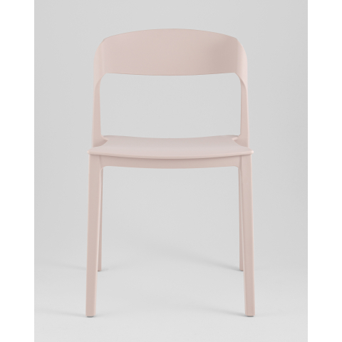 Стул Moris пластик нежно-розовый