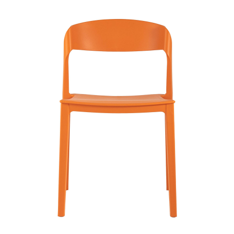 Стул Moris пластик оранжевый
