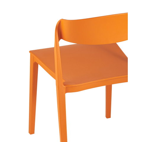 Стул Moris пластик оранжевый