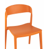 Стул Moris пластик оранжевый