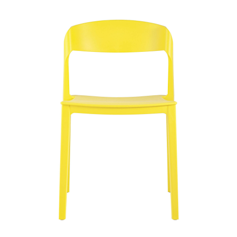 Стул Moris пластик желтый